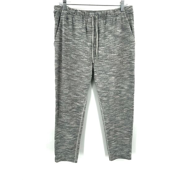 lululemon athletica Pants - LULULEMON Women's Heather Gray Cropped Pull On Athleisure Jet Pants Size Large